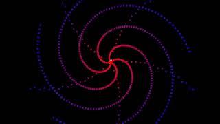 Radix Base 10 (LSD), Reversed Inputs - Swirl Dots