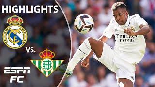 Real Madrid vs. Real Betis | LaLiga Highlights | ESPN FC