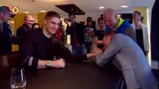 ARM WRESTLING With The World Champion Of Kickboxing RICO VERHOEVEN!!