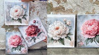 Decoupage for Beginners ️ Serviettentechnik Anleitung