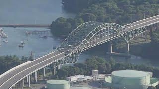 Man killed by police on Piscataqua River Bridge; wife, child found dead