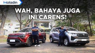 Review Komparasi Kia Carens VS Toyota Innova Zenix Bensin 2023 | Moladin