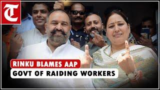 BJP Jalandhar candidate Sushil Rinku blames AAP govt of raiding and threatening workers