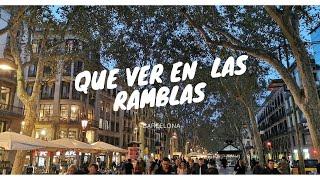 Las Ramblas Barcelona - Que ver en La Ramblas