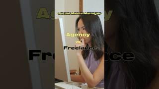 Agency vs. Freelance social media manager #socialmediamanager