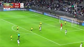 South Africa vs Uganda 2 -  2 Highlights Afcon  2025 Qualifiers