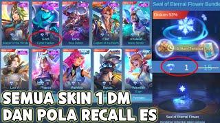 BORONG SKIN 1 DIAMOND & POLA GACHA EFEK RECALL ES PAKE DIAMOND KUNING