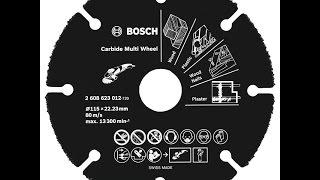 ¿Cortar madera con esmeril? ¡si, con BOSCH!