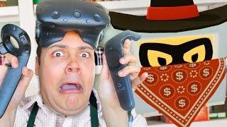 I GET ROBBED WHILE WORKING AT THE STORE !!!  - Store Clerk (Job Simulator Virtual Reality)