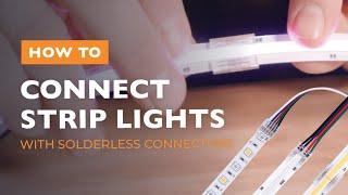 How To Connect Strip Lights