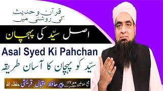 Asal  Syed Ki Pahchan | Syed Kon Hota Hai | Peer Iqbal Qureshi Official