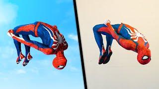 Stunts From Spider-Man Remastered In real Life (Marvel, PS5, Parkour)