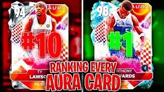 RANKING EVERY AURA CARD FROM WORST TO BEST IN NBA 2K25 MyTEAM!!