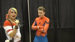 Luki Dokii and Coconut Daddy Look at St Louis Comic Con 2019