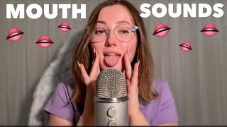 ASMR | BRAIN MELTING Mouth Sounds, Kisses, Om Noms, Wet & Sticky Sounds!