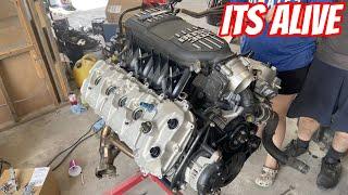 Building the Ultimate Stock Motor Coyote Gen 3-2-1 Build First Start