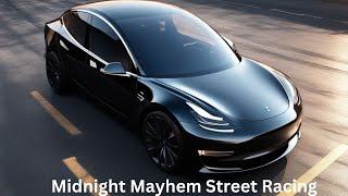 2024 Tesla Model 3 Performance -Street Legal Racing at The Las Vegas Strip - Midnight Mayhem