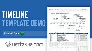 Excel Timeline Template Demo