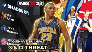 I made RON ARTEST exact build in NBA 2K24