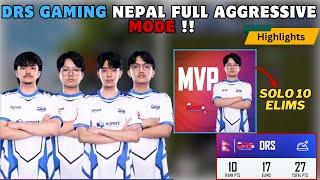 DRS Gaming Nepal Dominates the Lobby: 17 Elims + Chicken Dinner! Ruthless Night of Champions