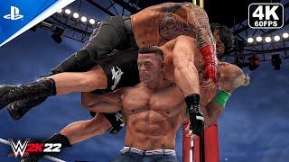 WWE 2K22 - John Cena Top 10 Moves!  [4K 60FPS PS5]