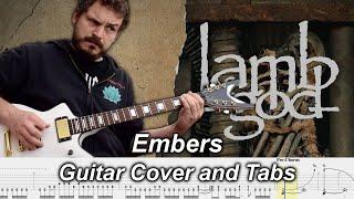 Embers - Lamb of God - Guitar Cover and Tabs