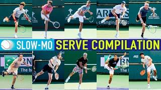 Serve Compilation | slow motion 2023 [Front View]