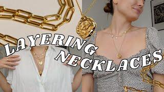 LAYERING NECKLACES | Easy necklace stacking for any outfit