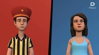 I made @diegobob278 and Jenna Levi in plotagon