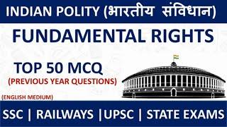 Fundamental Rights MCQ | Indian Polity Objective Questions | Important for SSC, IB ACIO, AAI 2021.