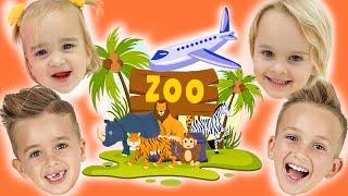 Vlad ve Niki - Çocuklar için Hayvanat Bahçesi ve Eğlence parkına aile gezileri