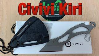 Civivi Kiri Neck Knife Hydra design !!  It’s also got a bottle opener !! Lol !  It’s just right !!