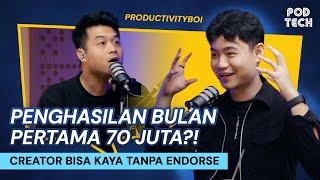 150 RIBU FOLLOWERS DALAM 1,5 BULANPODTECH EPS.8 with RAMA SATYA (@productivityboi )