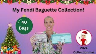 My Fendi Baguette Collection! 40 Bags!