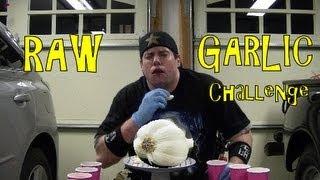 The 50 Raw Garlic Clove Challenge in 4min (Must See)