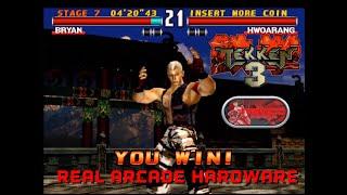 TEKKEN 3 Bryan Fury real arcade gameplay Namco System 12 HD 60 FPS