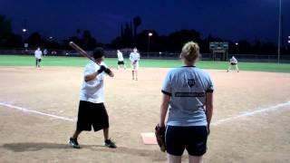 Fielding Wayne Double Play Jeff Caroline Game 5 FBC Softball 2012