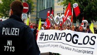 1100 Menschen demonstrieren in Osnabrück gegen das neue niedersächsische Polizeigesetz