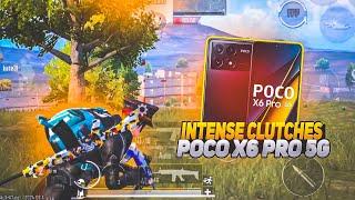 AGGRESSIVE SQUAD WIPES  POCO X6 PRO 5G BGMI TEST SMOOTH + 90 FPS 3.2 UPDATE