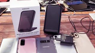 Samsung 15W Fast Charge 2.0 Wireless Charger Stand Review (Does it Charge with Phone Cases On?)