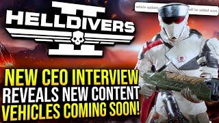 Helldivers 2 - New Info on Future Content, Vehicles Coming Soon, & More!