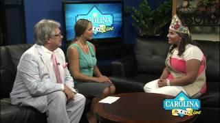 Miss Lumbee on Carolina and Company LIVE 6/16/15 with Amanda Kinseth and Cecil Chandler