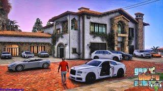 Billionaire's Mansion in GTA 5|  Let's Go to Work| GTA 5 Mods| 4K