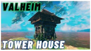 Valheim: How To Build A Medieval Tower House.