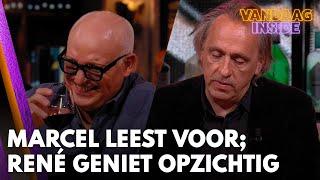 Marcel van Roosmalen leest passages voor uit nieuw boek; René geniet opzichtig | VANDAAG INSIDE