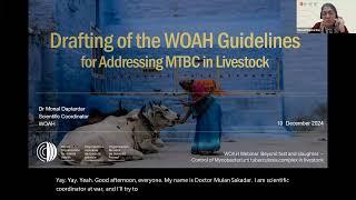 Drafting of the Guidelines for the control of Mycobacterium tuberculosis complex in livestock