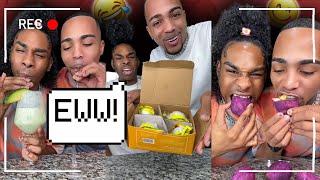 FUNNY FOOD REVIEWS (DUCK EGGS + PURPLE SWEET POTATO)