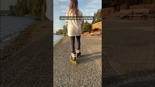 LEARN TO ROLLERBLADE!! First steps from the beginning!!Beginner tutorial #inlineskate #rollerblading