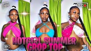 HOW TO MAKE HOTGIRL SUMMER TOPS FOR BEGINNERS 