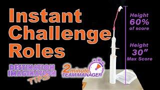 Video 705: Defining Instant Challenge Roles in Destination Imagination